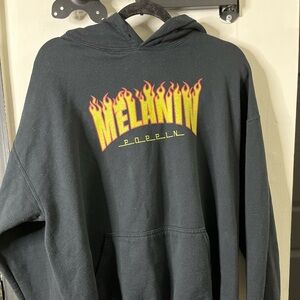 Melanin print hoodie